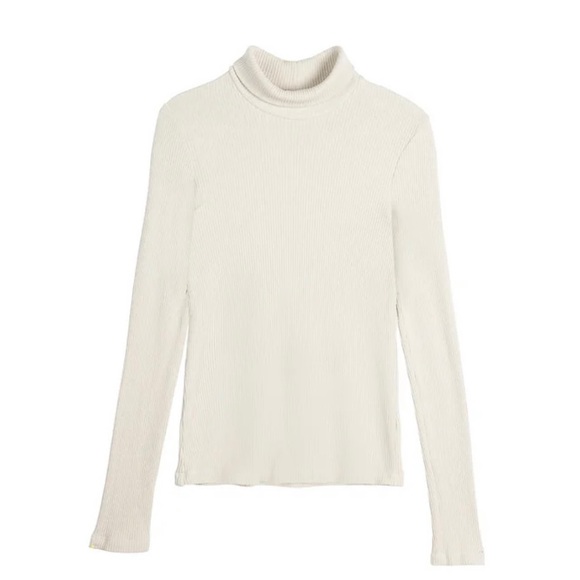 LACAUSA Sweater Rib Turtleneck - Picture 4 of 8